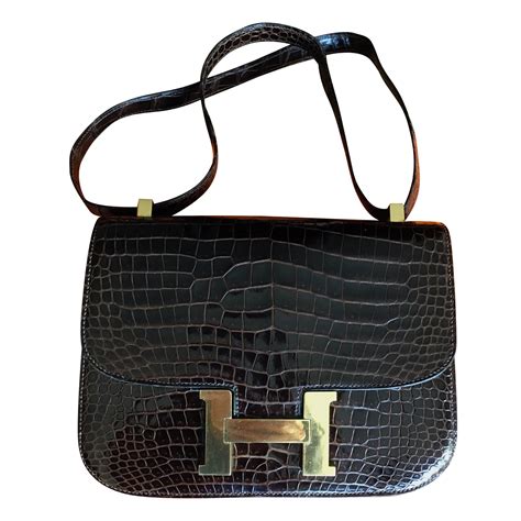 hermes constance crocodile bag.